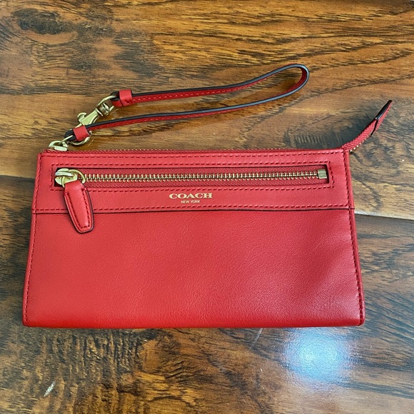 Coach Tangerine Shoulder bag with matching wallet - Picture 9 of 10